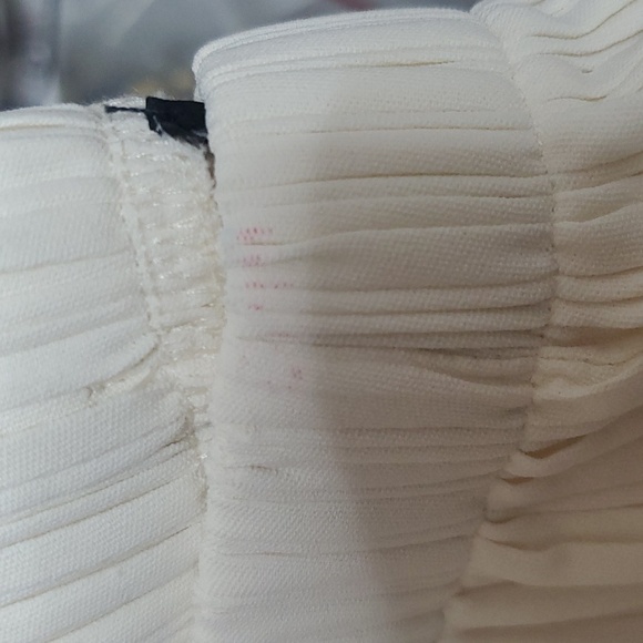 Forever 21 Cream Wide Leg Pants with Flowing Fit - Picture 6 of 6